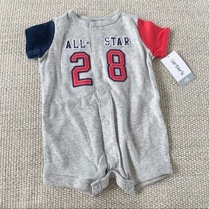 Carters buttoned onesie. New with tags